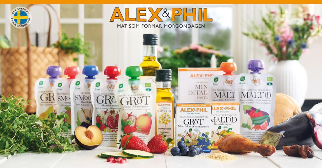 Alex and phil Grot mustikka ja kaurapuuro